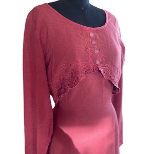 90’s boho papillon maxi